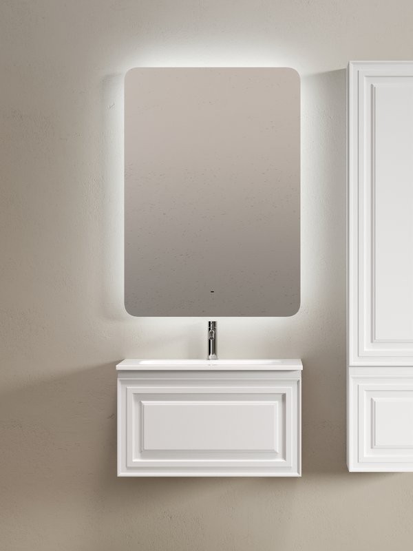 Мебель для ванной комнаты Sancos Very 70 подвесная, bianco, раковина CN7031