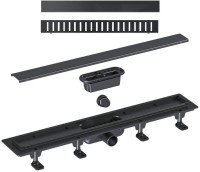 Душевой трап Good Door ТЛ00040 63,5x4,9 см, черный