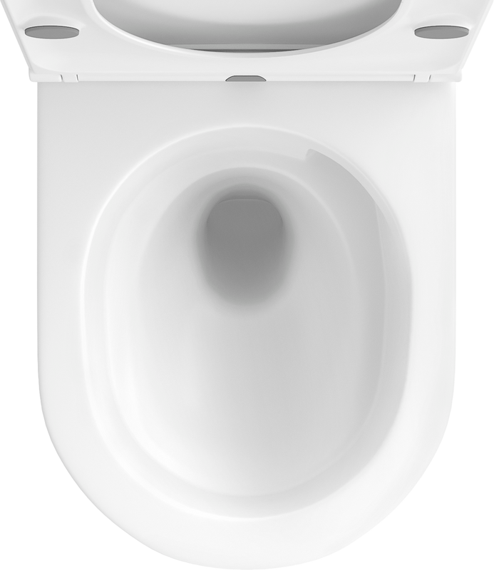 Унитаз подвесной Wellsee Chalice Perfection 182607001 безободковый, с микролифтом, глянцевый белый