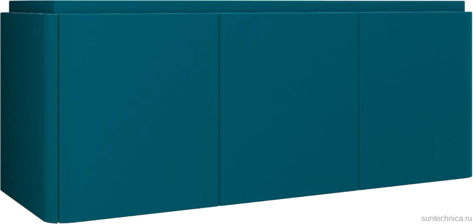Тумба с раковиной Cezares Stylus 140, blu petrolio