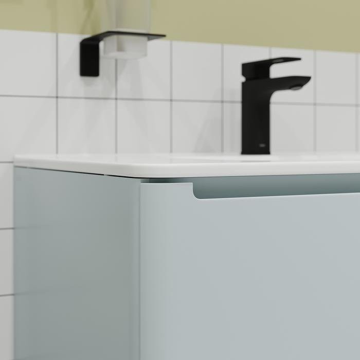 Мебель для ванной комнаты IDDIS Edifice 80 подвесная, голубая