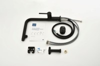 Смеситель для кухни AQUAme Cucina с выдвижным изливом AQM9903MB