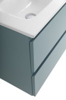 Мебель для ванной комнаты BelBagno Kraft 39 50 подвесная, матовая голубая, раковина bb500/390etl