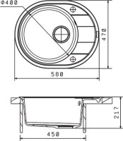 Комплект Мойка Florentina Родос 580 песочный + Смеситель Вита Pro FL песочный + Измельчитель Bort Master Eco