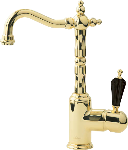 Смеситель для раковины Boheme Tradizionale Nero 252 золото