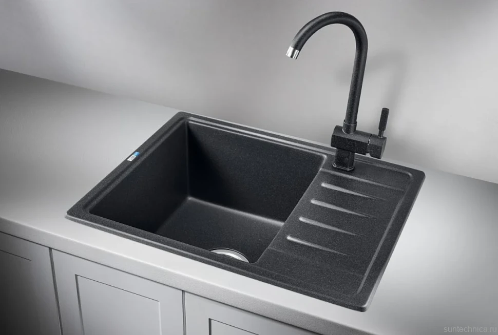 Мойка кухонная Granula Standart 5803, черный