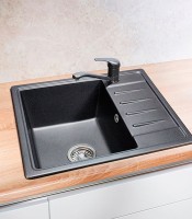 Мойка кухонная Granula Standart 5803, черный