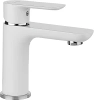 Смеситель для раковины Gappo G48 G1048 белый, хром Смеситель для раковины Gappo G48 G1048 белый, хром