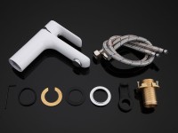 Смеситель для раковины Gappo G48 G1048 белый, хром