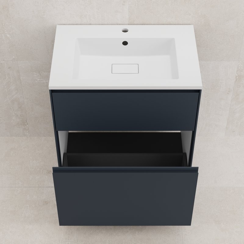 Тумба под раковину без столешницы Style Line Лима Plus 70 напольная, эмаль, графит