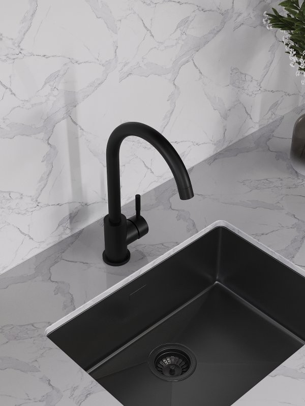 Смеситель для кухни Orange Steel M99-009b