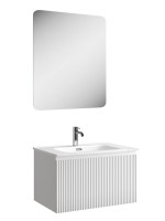 Тумба с раковиной Sancos Snob R 1.0 70 bianco Тумба с раковиной Sancos Snob R 1.0 70 bianco