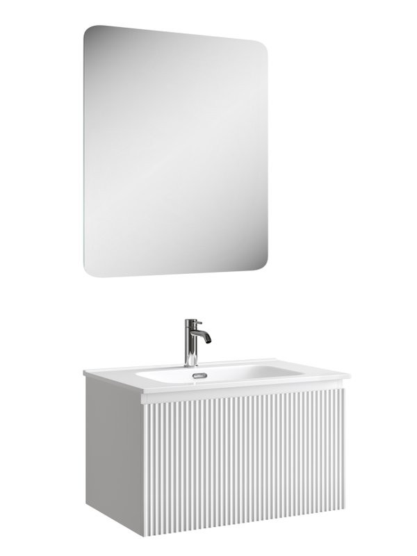 Тумба с раковиной Sancos Snob R 1.0 70 bianco