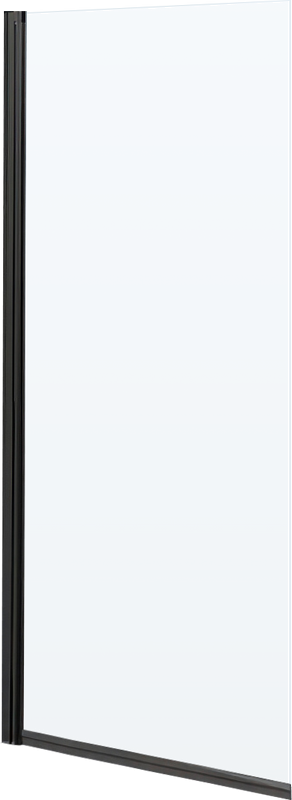 Шторка на ванну BelBagno Uno V-1-90/150-C-Nero профиль черный, стекло прозрачное