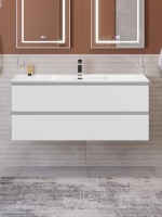 Тумба с раковиной BelBagno Kraft 120 подвесная, bianco opaco, раковина bb1200etl