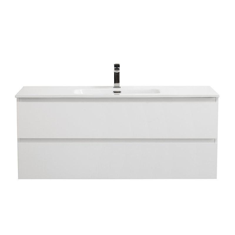 Тумба с раковиной BelBagno Kraft 120 подвесная, bianco opaco, раковина bb1200etl