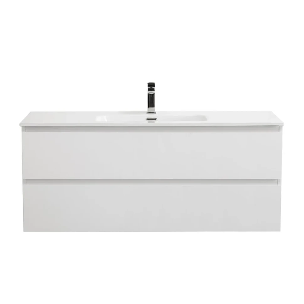 Тумба с раковиной BelBagno Kraft 120 подвесная, bianco opaco, раковина bb1200etl