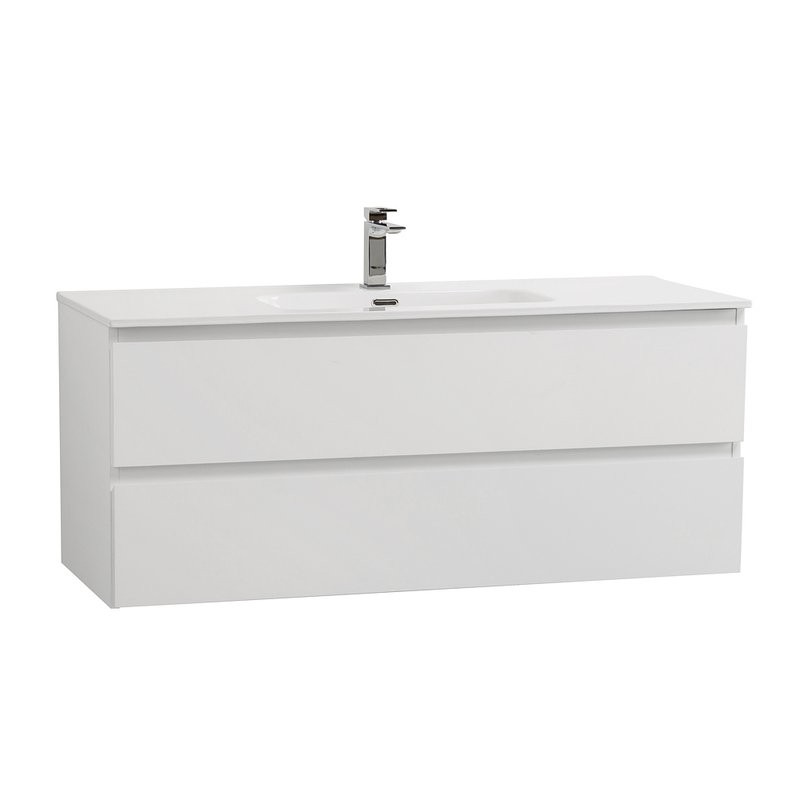 Тумба с раковиной BelBagno Kraft 120 подвесная, bianco opaco, раковина bb1200etl