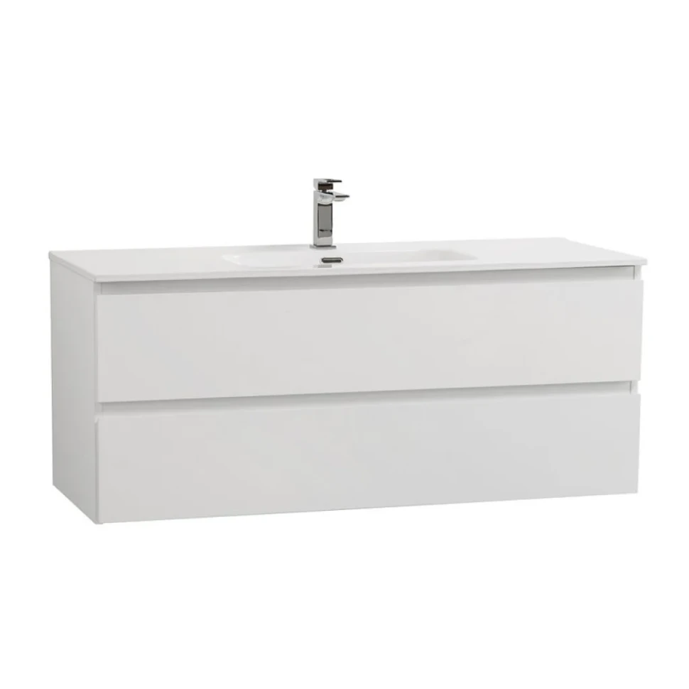 Тумба с раковиной BelBagno Kraft 120 подвесная, bianco opaco, раковина bb1200etl
