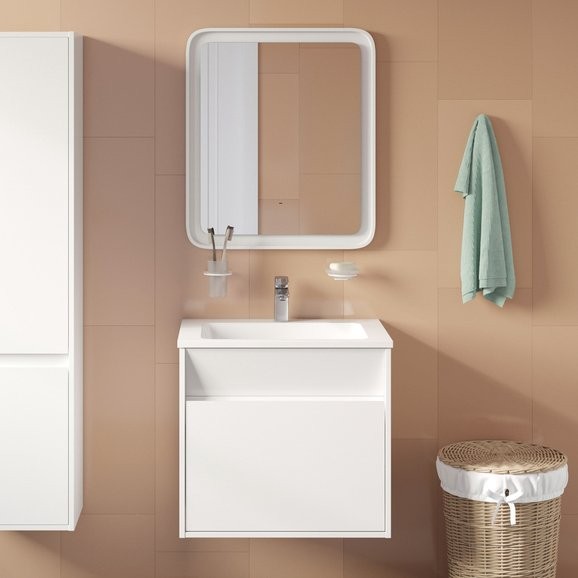 Мебель для ванной комнаты IDDIS Esper 60 подвесная, белая