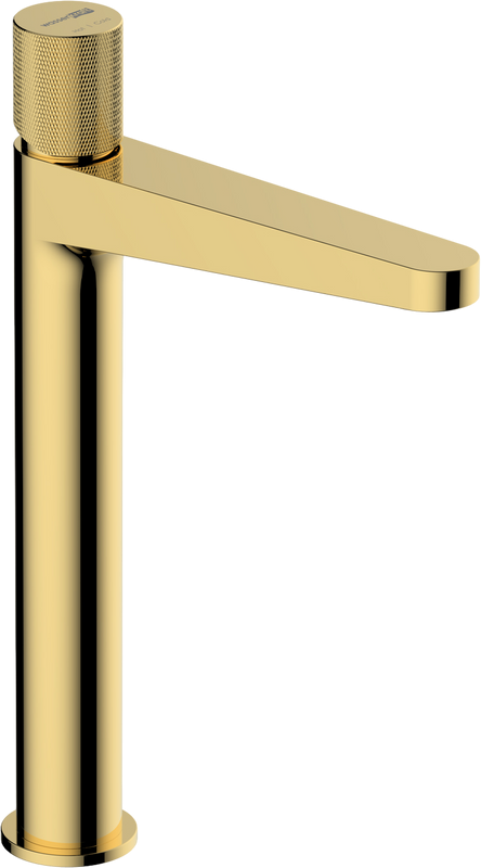Смеситель для раковины Wasserkraft Ems 7603H глянцевое золото PVD
