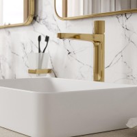 Смеситель для раковины Wasserkraft Ems 7603H глянцевое золото PVD Смеситель для раковины Wasserkraft Ems 7603H глянцевое золото PVD