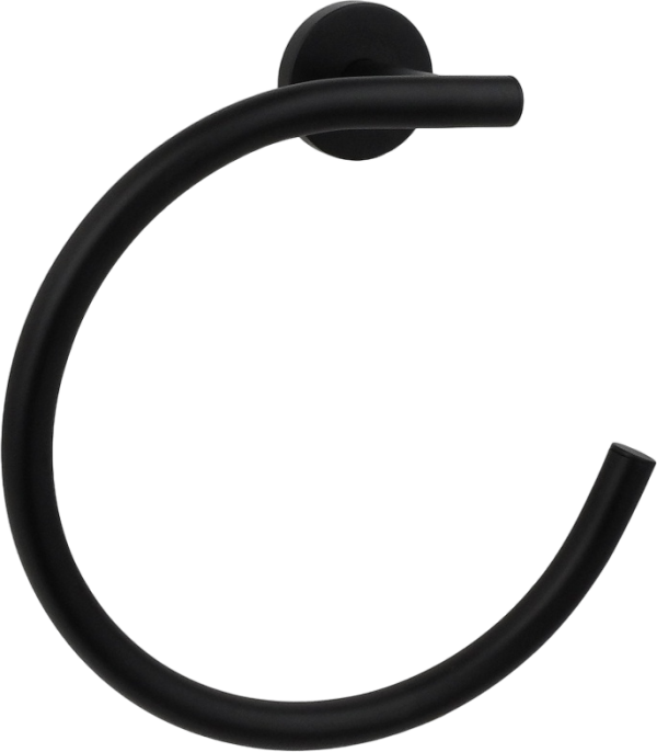 Полотенцедержатель AQUATEK Вега AQ4012MB матовый черный