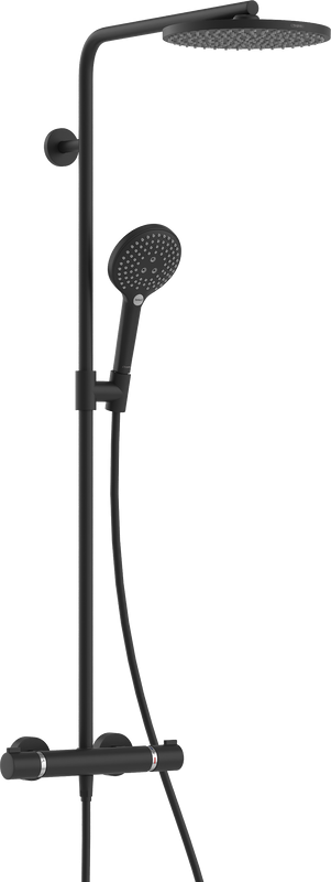 Душевая стойка Hansgrohe Raindance Select S Showerpipe 240 1jet P  27633670 с термостатом, черный