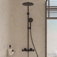Душевая стойка Hansgrohe Raindance Select S Showerpipe 240 1jet P  27633670 с термостатом, черный