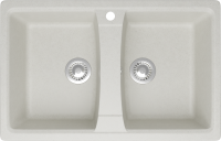 Мойка кухонная Domaci Болонья М-26-001 белая