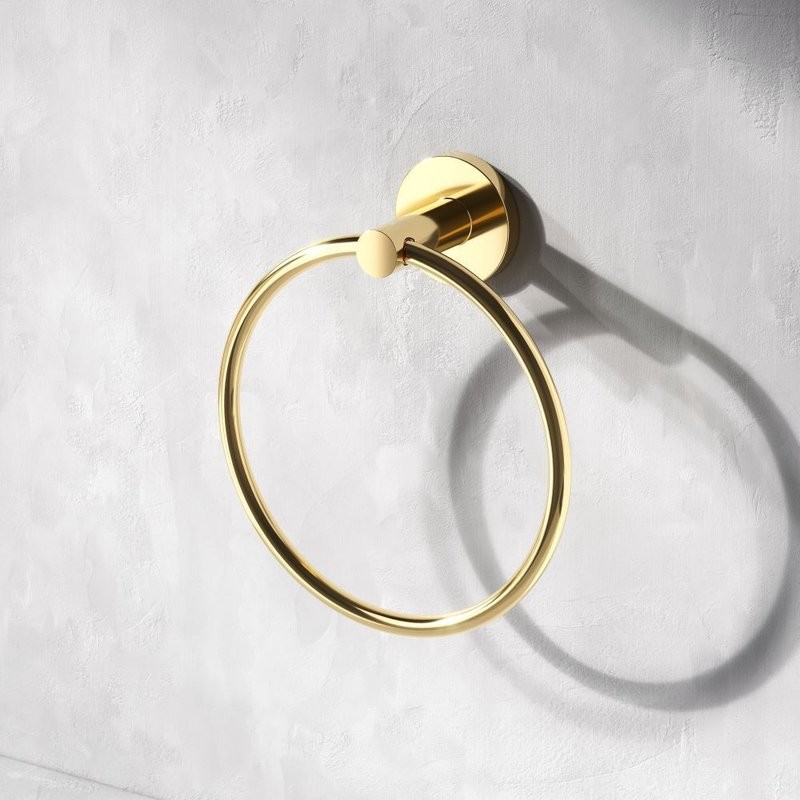 Держатель для полотенец AM.PM X-Joy A85A34499 золото, кольцо