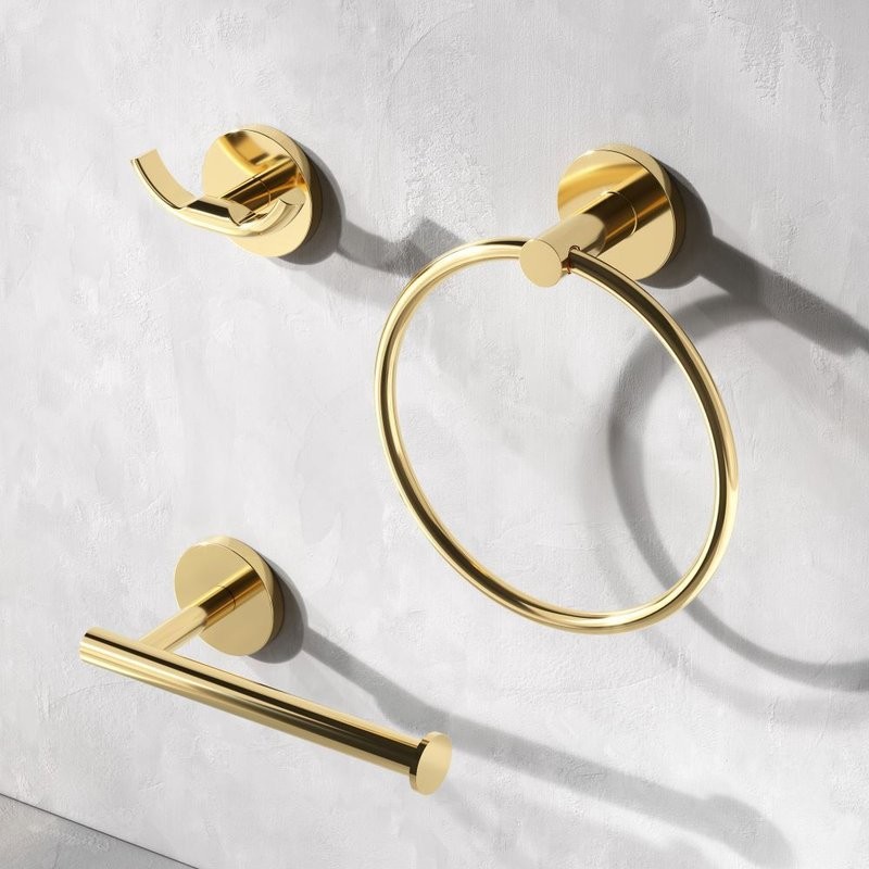 Держатель для полотенец AM.PM X-Joy A85A34499 золото, кольцо