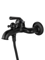 Смеситель для ванны с душем Wonzon & Woghand Steam WW-88639008-MB матовый черный