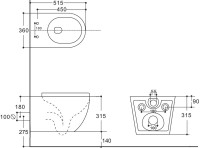Комплект Унитаз подвесной Aquanet Cetus 2.0 W rimless + Инсталляция Grohe Rapid SL 38772001 3 в 1 с кнопкой смыва + Шумоизоляция 37131000