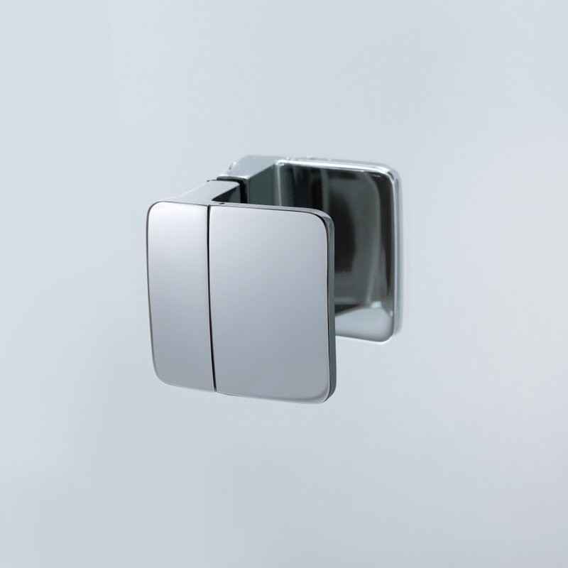 Душевой уголок Koller Pool Neon N90RС 90х90, стекло прозрачное. профиль хром