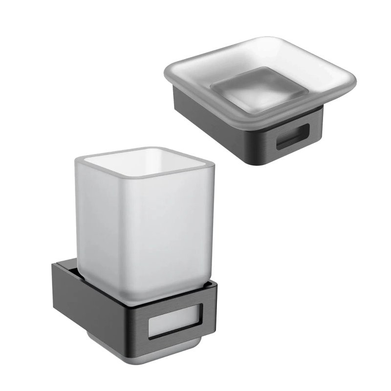 Набор Стакан Boheme Q 10944-GM + Мыльница 10943-GM