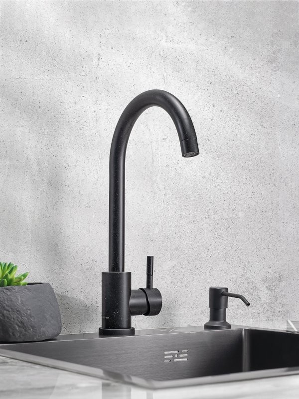 Смеситель для кухни РМС Sus124blk 017F черный