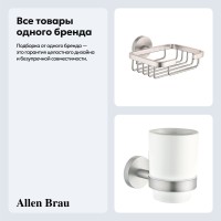 Набор Стакан Allen Brau Priority 6.31002-BN + Мыльница 6.31004-BN Набор Стакан Allen Brau Priority 6.31002-BN + Мыльница 6.31004-BN