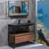 Мебель для ванной Armadi Art Loft 100 dark wood, напольная
