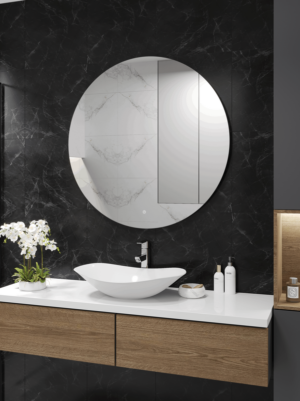 Зеркало круглое CONTINENT Led Ajour ECO 110 см, бесконтактный сенсор, с подсветкой