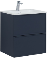 Тумба с раковиной Aquanet Арт 60 подвесная, маренго