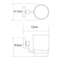 Набор Стакан Wasserkraft Rhein K-6228 + Дозатор K-6299 Набор Стакан Wasserkraft Rhein K-6228 + Дозатор K-6299