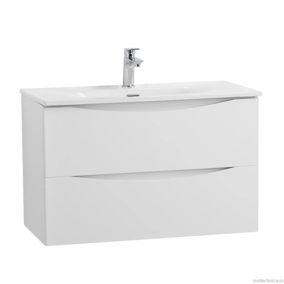 Тумба с раковиной BelBagno Marino-cer-mini 70 подвесная, bianco lucido