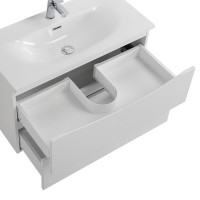 Тумба с раковиной BelBagno Marino-cer-mini 70 подвесная, bianco lucido