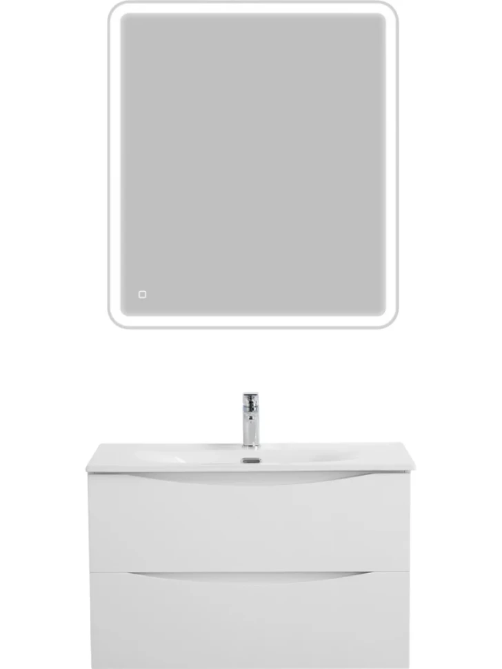 Тумба с раковиной BelBagno Marino-cer-mini 70 подвесная, bianco lucido