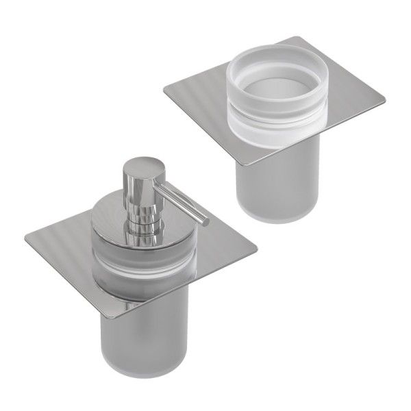 Набор Стакан Boheme Space 10966-CR-TUM + Дозатор 10966-CR-DISP