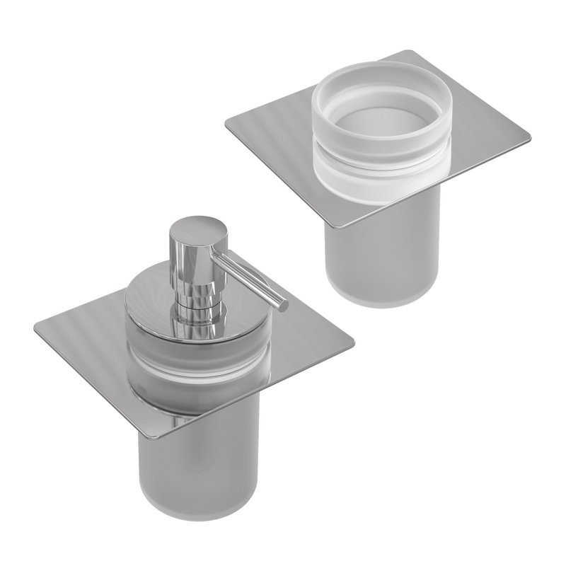 Набор Стакан Boheme Space 10966-CR-TUM + Дозатор 10966-CR-DISP