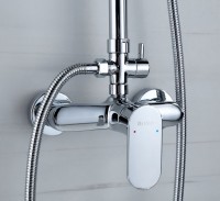 Душевая стойка BOND Circle B01-8100 хром