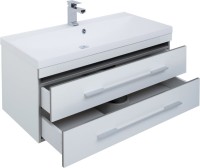 Мебель для ванной комнаты Aquanet Верона 100 подвесная белая Мебель для ванной комнаты Aquanet Верона 100 подвесная белая