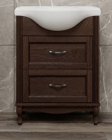 Мебель для ванной комнаты ValenHouse Эллина 65 кальяри, 2 ящика, ручки хром